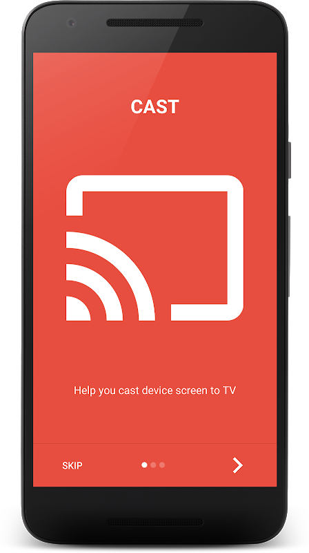 引导第一屏：CAST，Help you cast device screen to TV